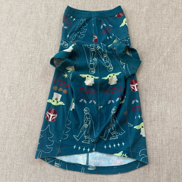 Hanna‎ Andersson Pajamas Pet Holiday family matching Star Wars Grog Boba Fett XL - Picture 1 of 10
